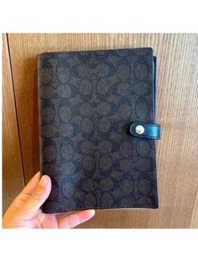 Coach Notebook In Signature Canvas